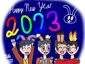 Happy New Year 2023 - Year of the Bunny