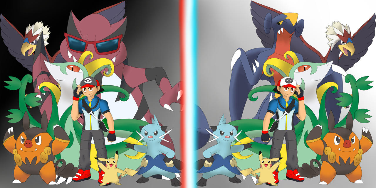 Ash Unova Teams My Version by CelestialDragoonArt on DeviantArt