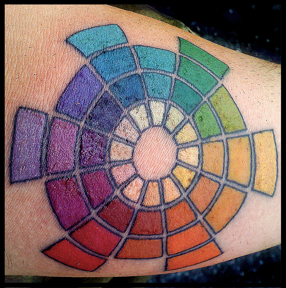 Color Wheel Tattoo