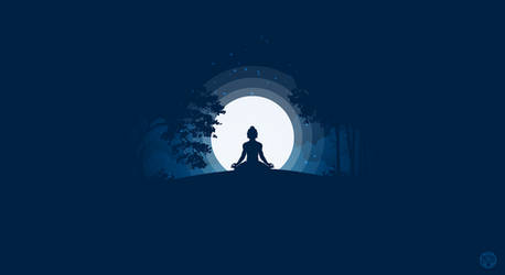 Moonlight Meditation by phildistress