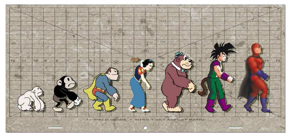 Cartoon Evolution by GK3 on DeviantArt