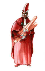 Sci-fantasy Monk