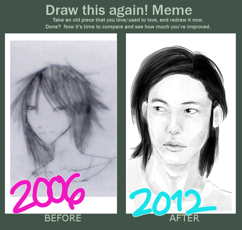 Draw this again meme