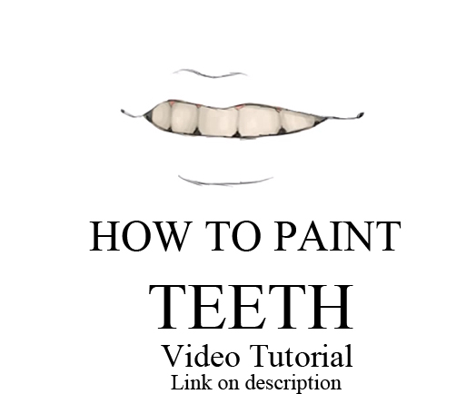 How to paint teeth