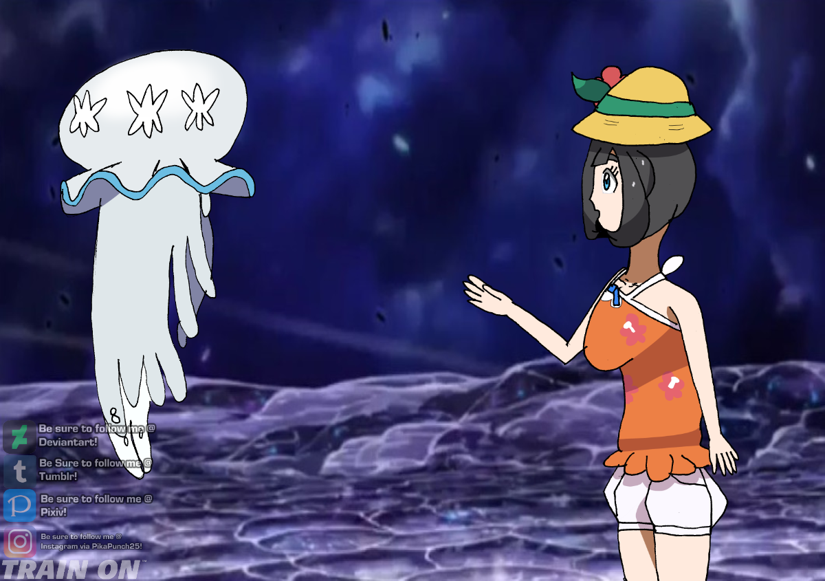 Selene Shiny Hunts Nihilego by Pikafan09 on DeviantArt