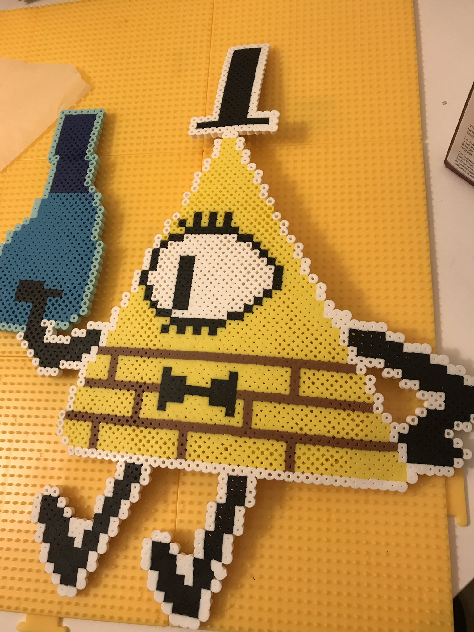 Bill Cipher Perler by Omidi20 on DeviantArt