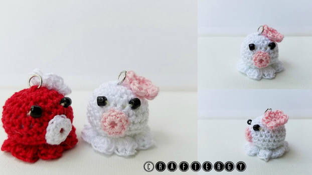 Crochet Takochu With Flowers