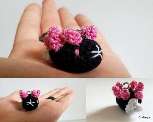 Crochet Pyukumuku Charm