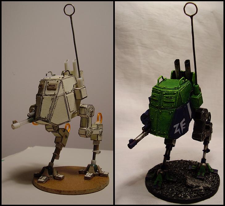 Scratchbuilt 40k Sentinel1