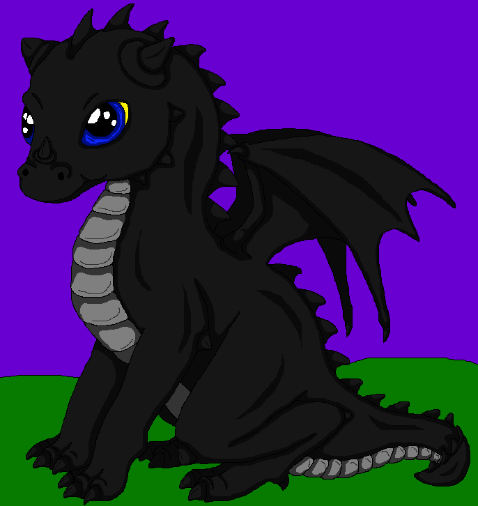 Baby Black Dragon by auroradragon93 on DeviantArt