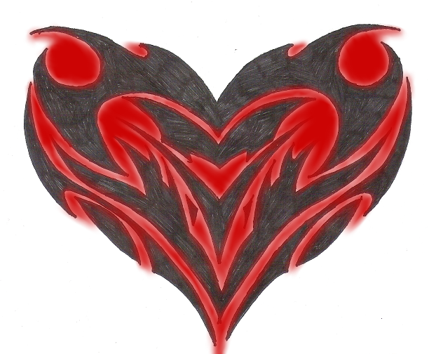 Dragon Face Heart