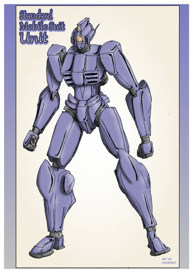 Standard Mobile Suit Unit by CaesarioComics on DeviantArt
