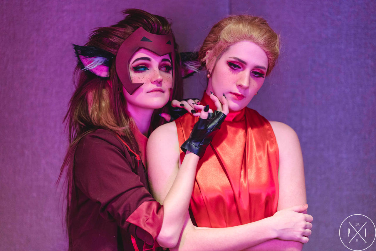 She-Ra Catra and Adora Cosplay (Princess Prom) by mblackburn on DeviantArt