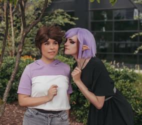 Lumity Cosplay (Luz Noceda and Amity Blight) 1