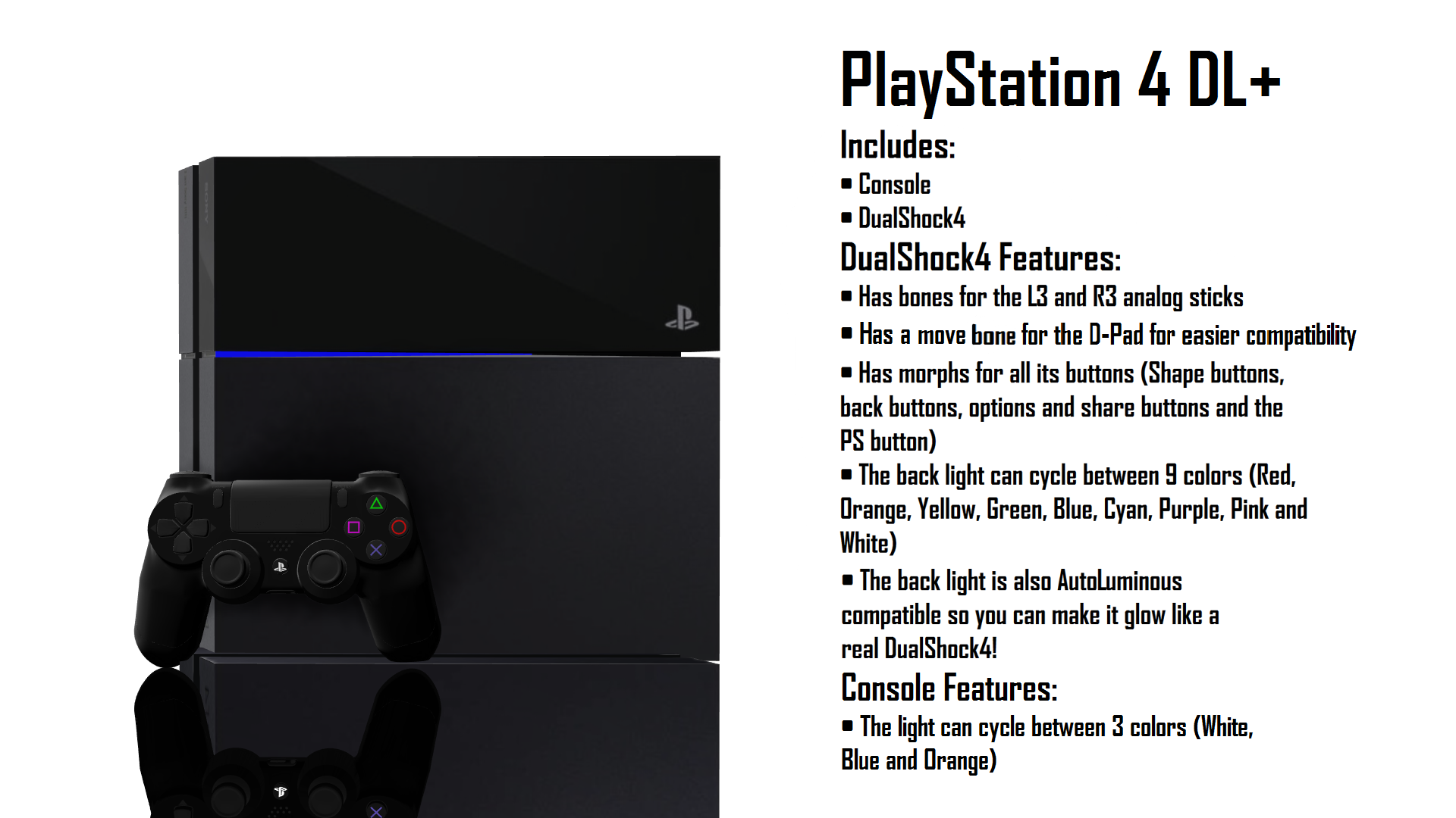Mmd Playstation 4 Dl By Haztract On Deviantart