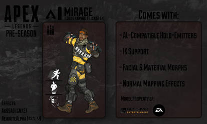 [MMD|Apex Legends] Mirage (Elliott Witt) DL+