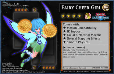 [MMD|YGO:DL] Fairy Cheer Girl DL+