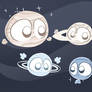 Gas Giant Planets - Anthropomorphic version