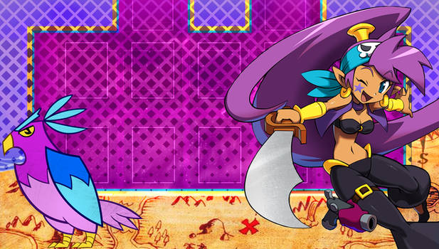 Beach Pirate - Shantae Treasure Hunt Playmat