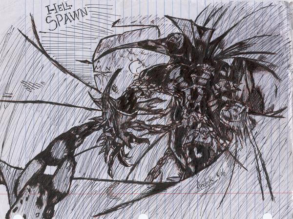 Hellspawn sketch by Aridnyk on DeviantArt