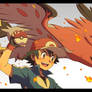 Ash y su Talonflame