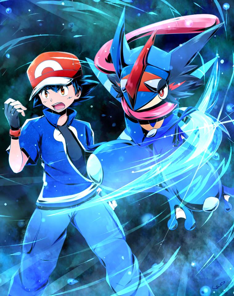 Ash y su Greninja