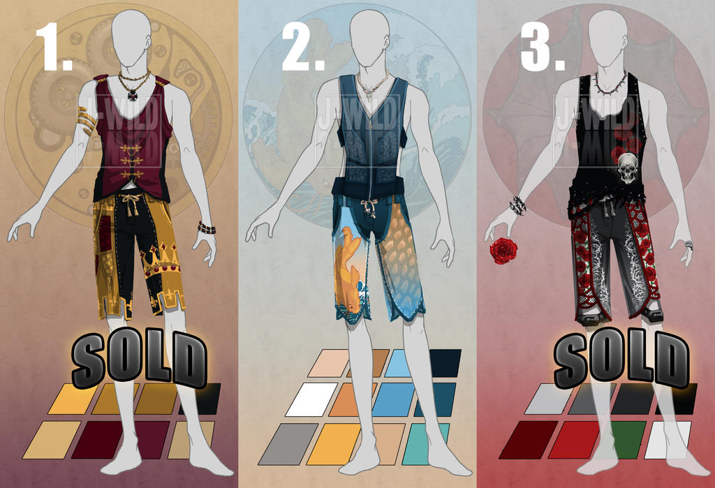 Outfit Adopt: Themed Boardshorts [Paypal OPEN]