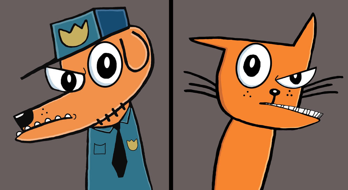 Dog Man VS Petey by jacobjohn55 on DeviantArt