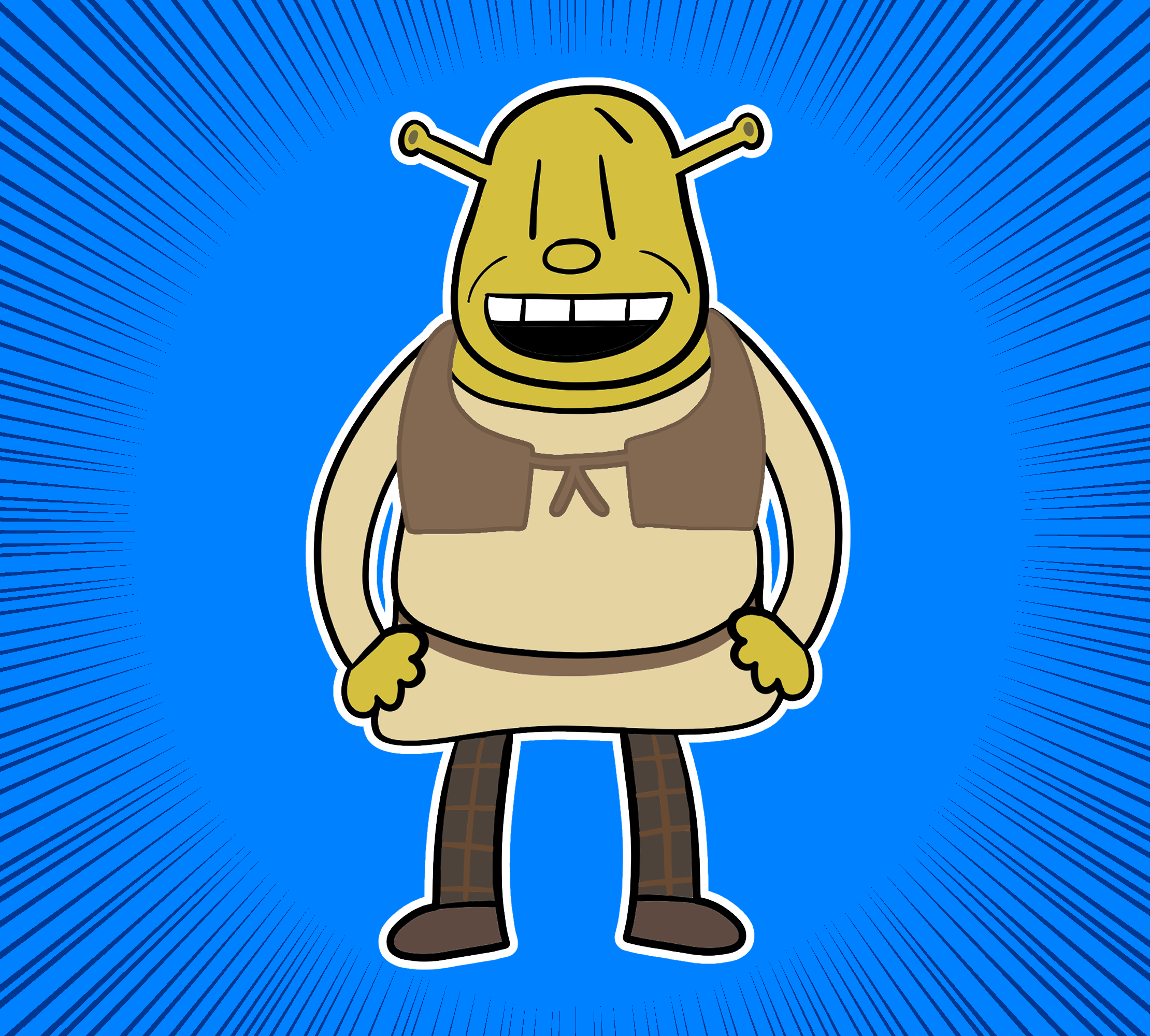 Shrek Dav Pilkey Style by Doggoman2000 on DeviantArt