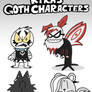 Kyra's Goth Characters, In The Style of Dav Pilkey
