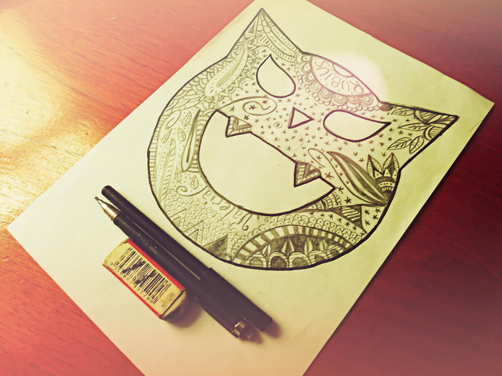 Zentangle elRubiusOMG- Sognatore #3 by rozhita1992