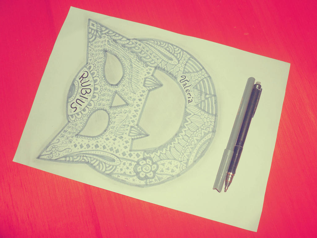 Zentangle elRubiusOMG- Sognatore #4 by rozhita1992