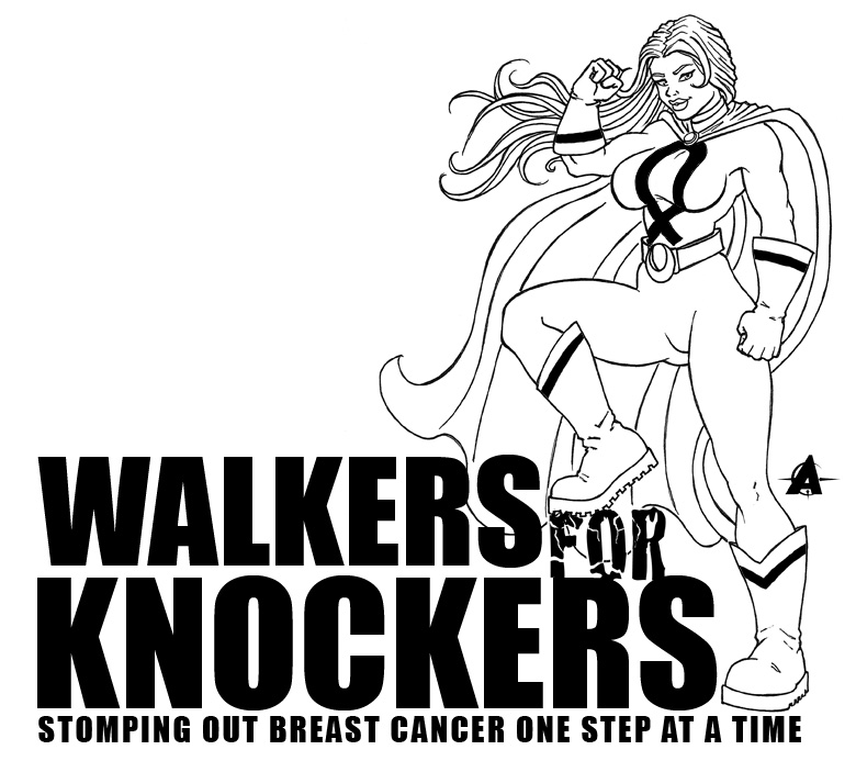 Walkers 4 Knockers 2010 shirt