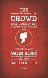 Woman Who Walks Alone