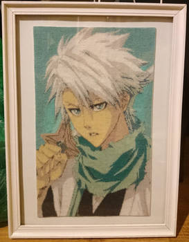 Hitsugaya Bleach cross stitch