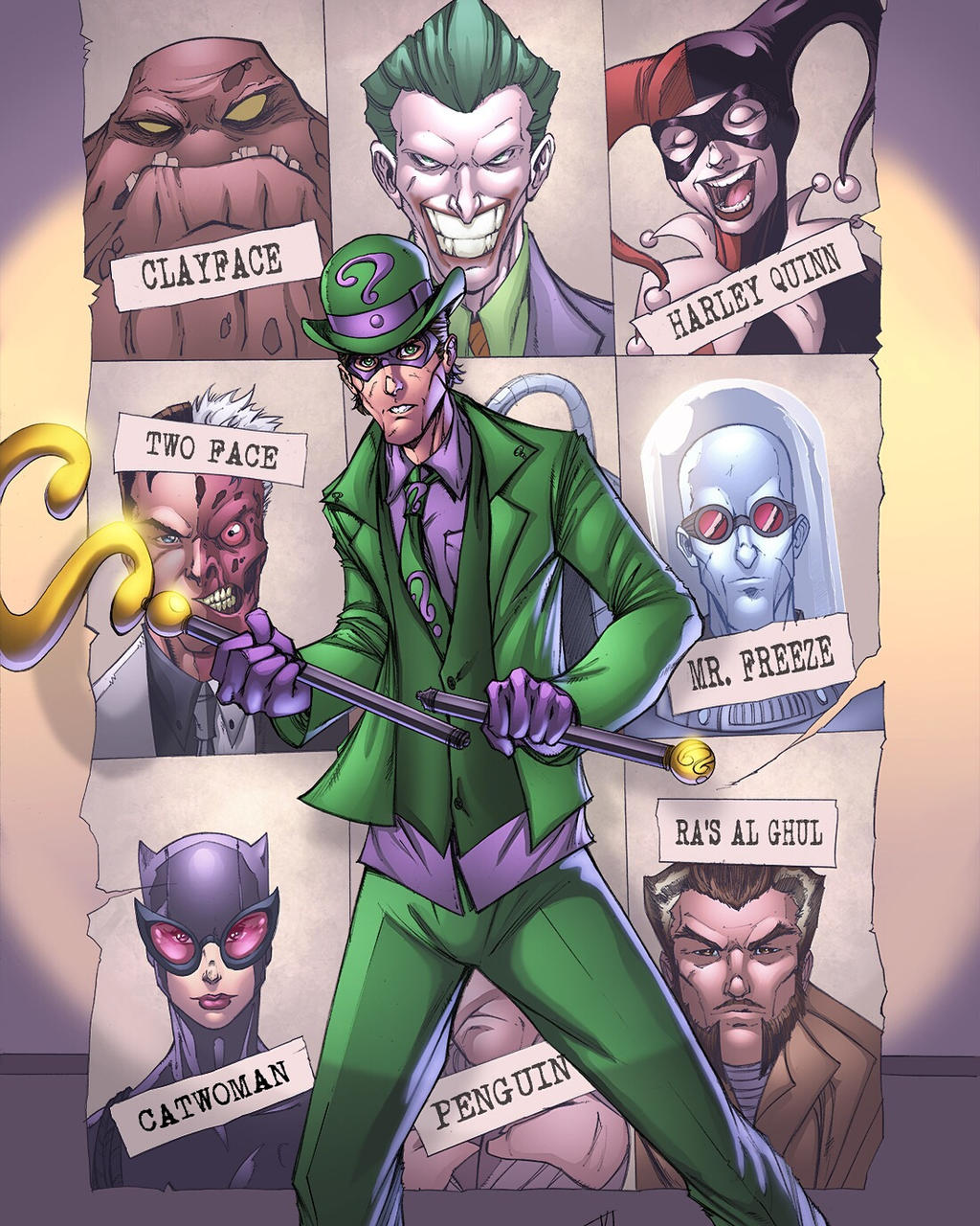 Cluemaster Vs Riddler Riddler and batman Villains by HeagSta on DeviantArt