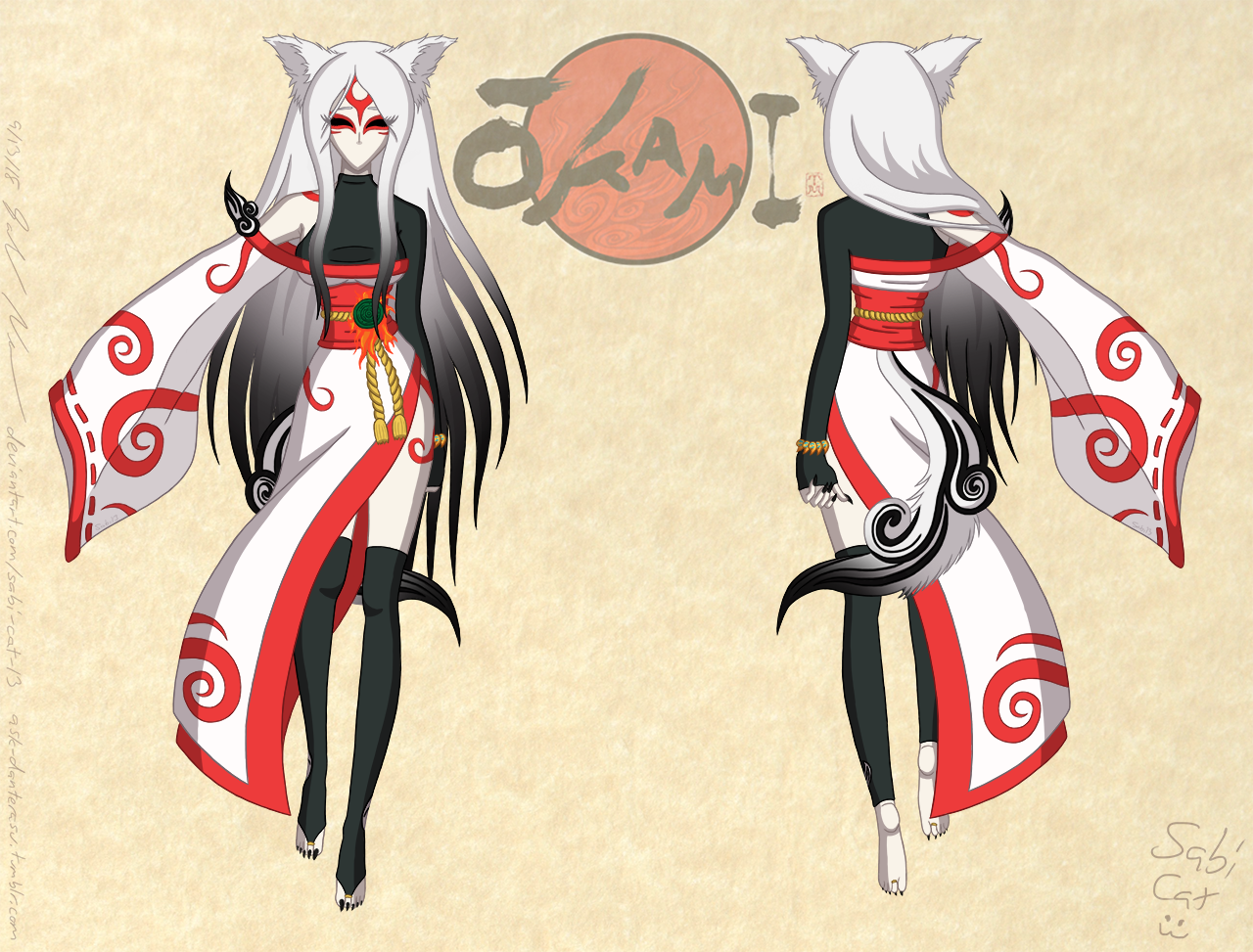 Okamiden- Kagu by reverseinverse on DeviantArt