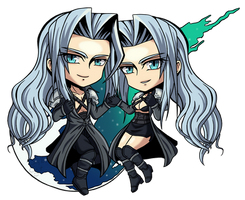 Chibi Sephiroth - Meteor