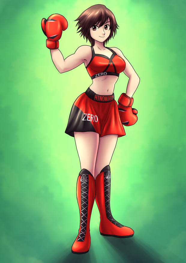 Reiko Hinomoto from Rumble Roses by Carlotus on DeviantArt