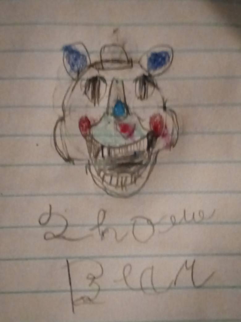 Showbear from the walten files by littlegirlartist on DeviantArt