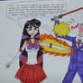 Sailor Mars vs. Zenya Amo