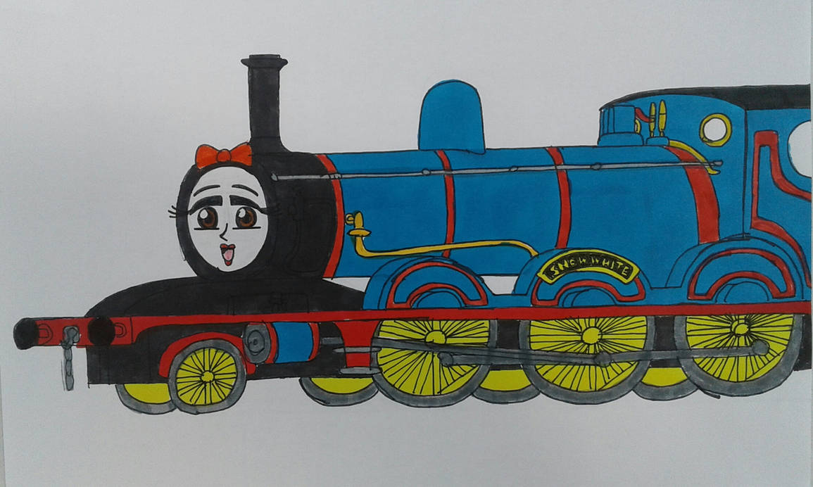 Winter Engine Deviantart Snow White the Princess Mixed Traffic Engine by BelldandyLover91 on ...