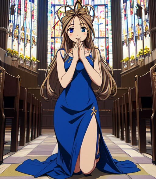 Belldandy Racing Belldandy Praying by BelldandyLover91 on DeviantArt