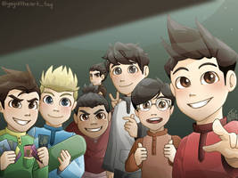 Ejen Zain dan Ejen Djin Pop team epic style by ADTAG on Ejen Zain dan Ejen Djin Pop team epic style by ADTAG on