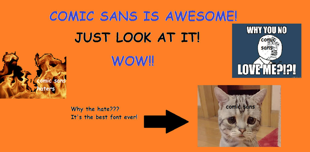 Free Comic Sans Wallpaper! by TrueCarLover on DeviantArt