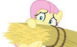 Fluttershy Scared (with Hay)