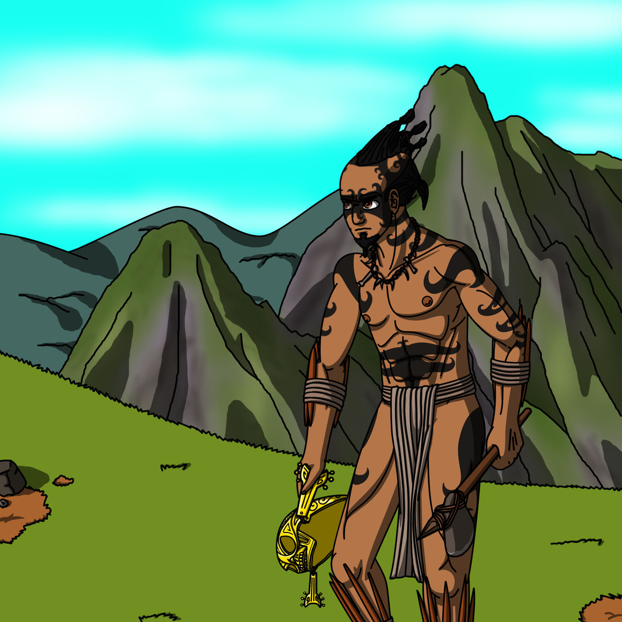 Nazca Characters Nazca Warrior by ColonelLazuli on DeviantArt