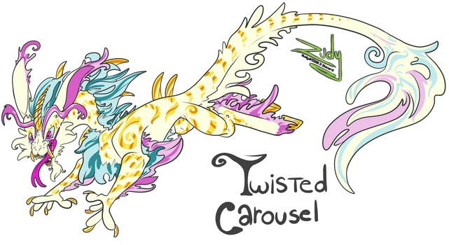 Twisted Carousel - Closed