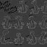 Butt Scoot YCH - Bunch Of Species Options