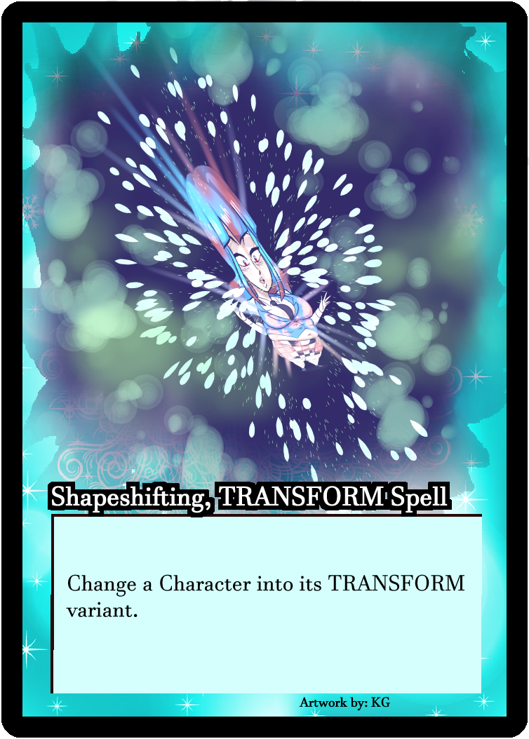 Shape Change Shapeshifting by DebuDrawCardGallery on DeviantArt